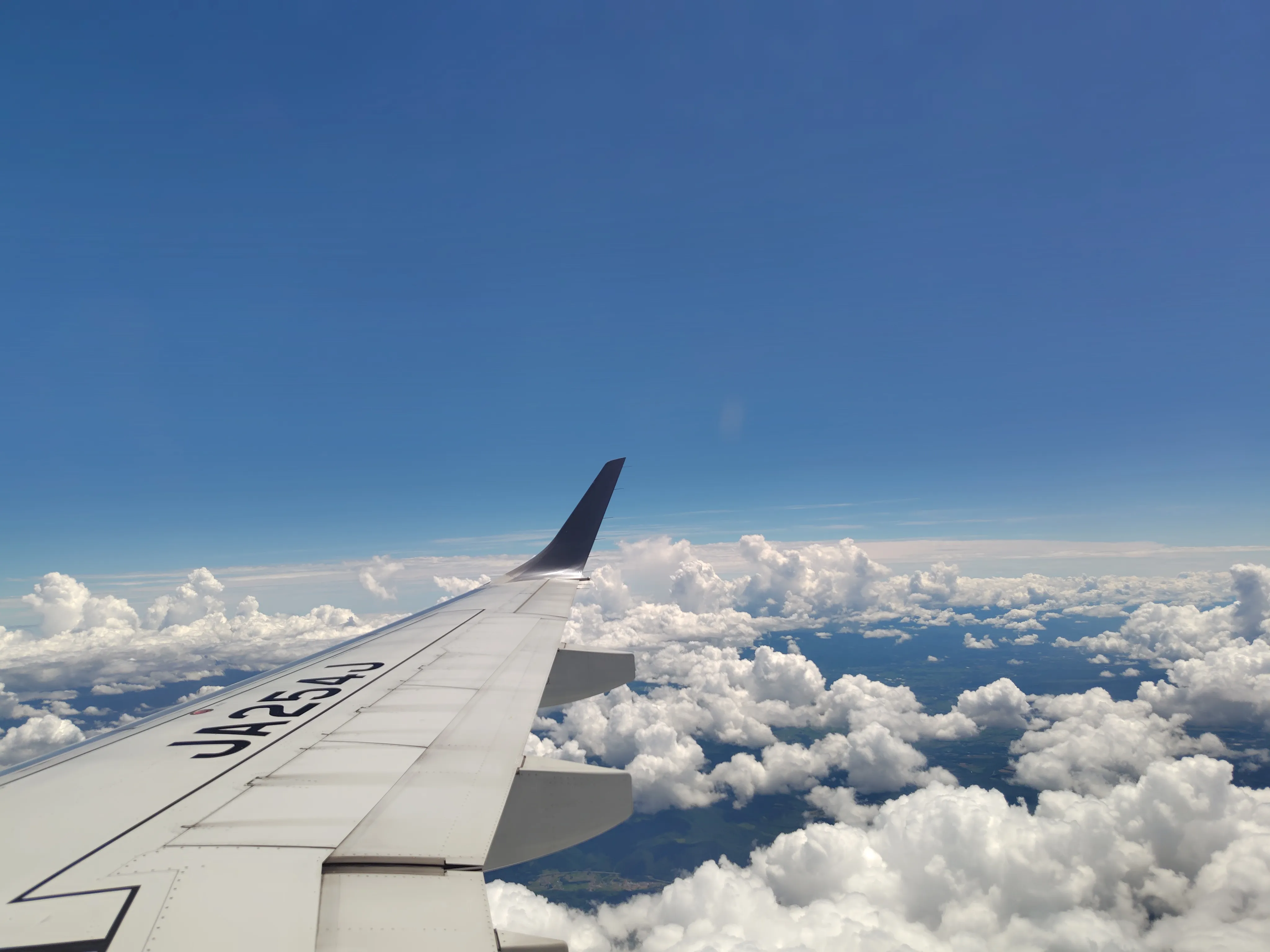 機内からの風景